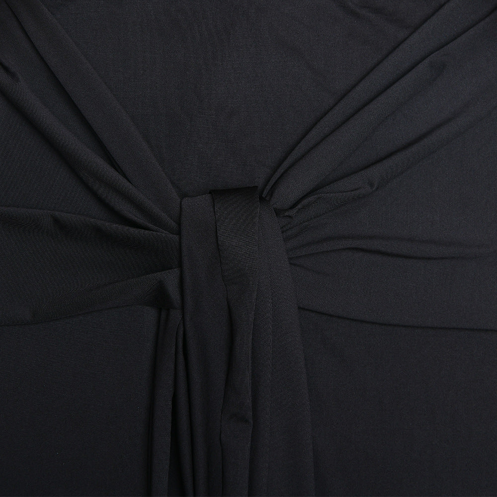 Round Neck Tie Dress