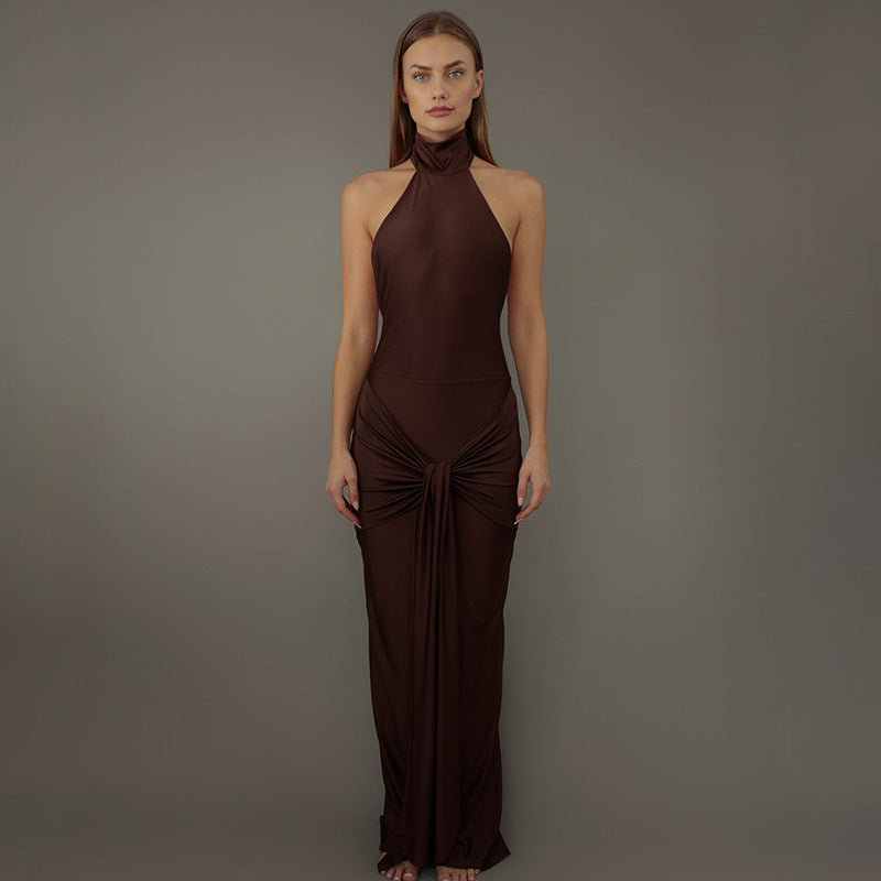 Round Neck Tie Dress