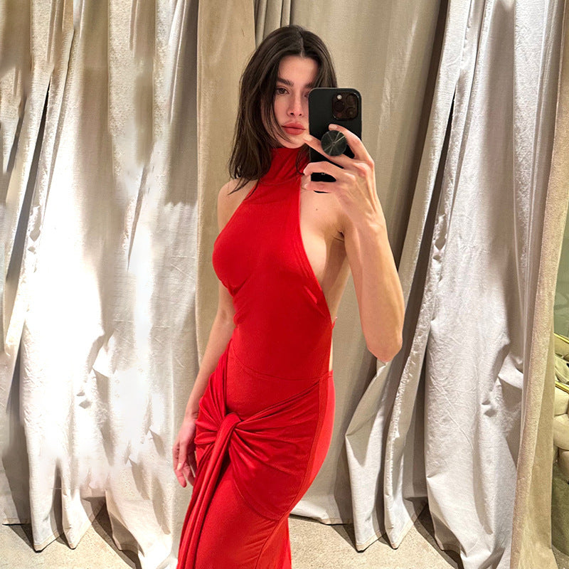 Round Neck Tie Dress