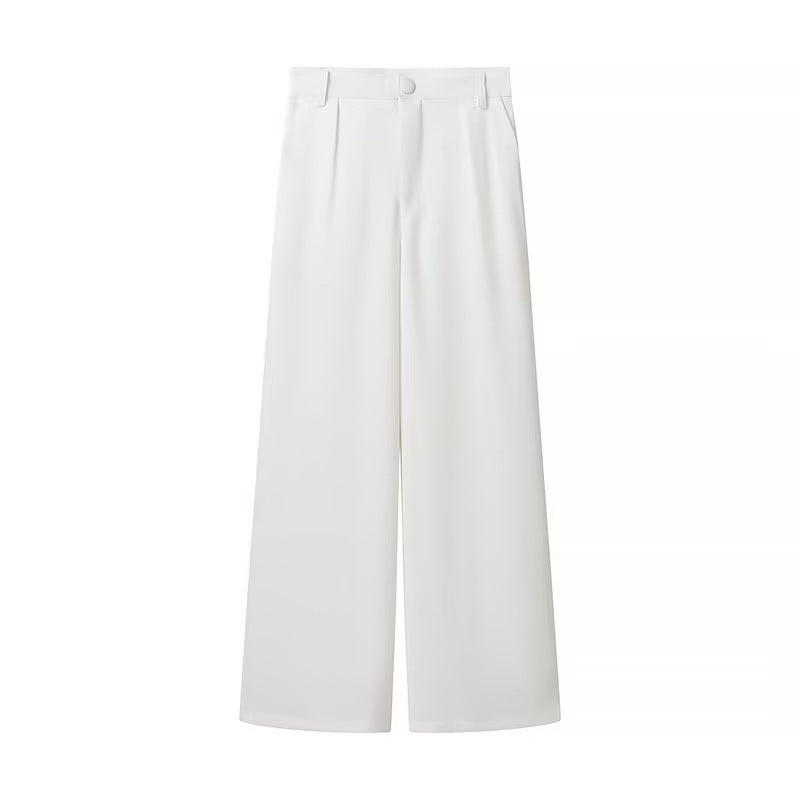V-Neck Blazer Pants Set