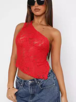 Lace Backless Top