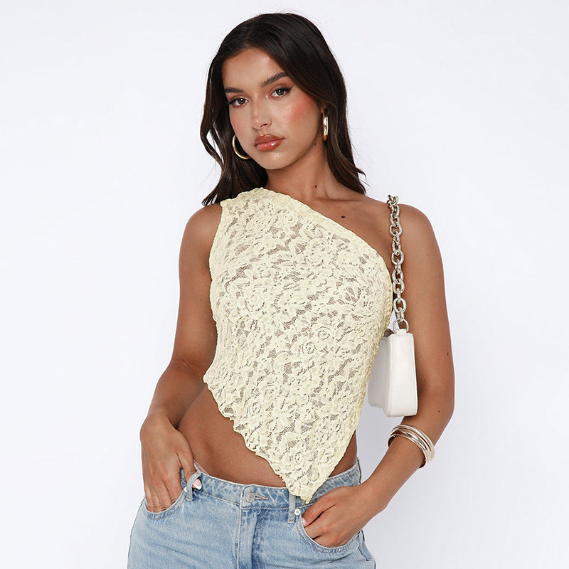 Lace Backless Top