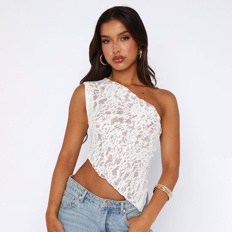 Lace Backless Top