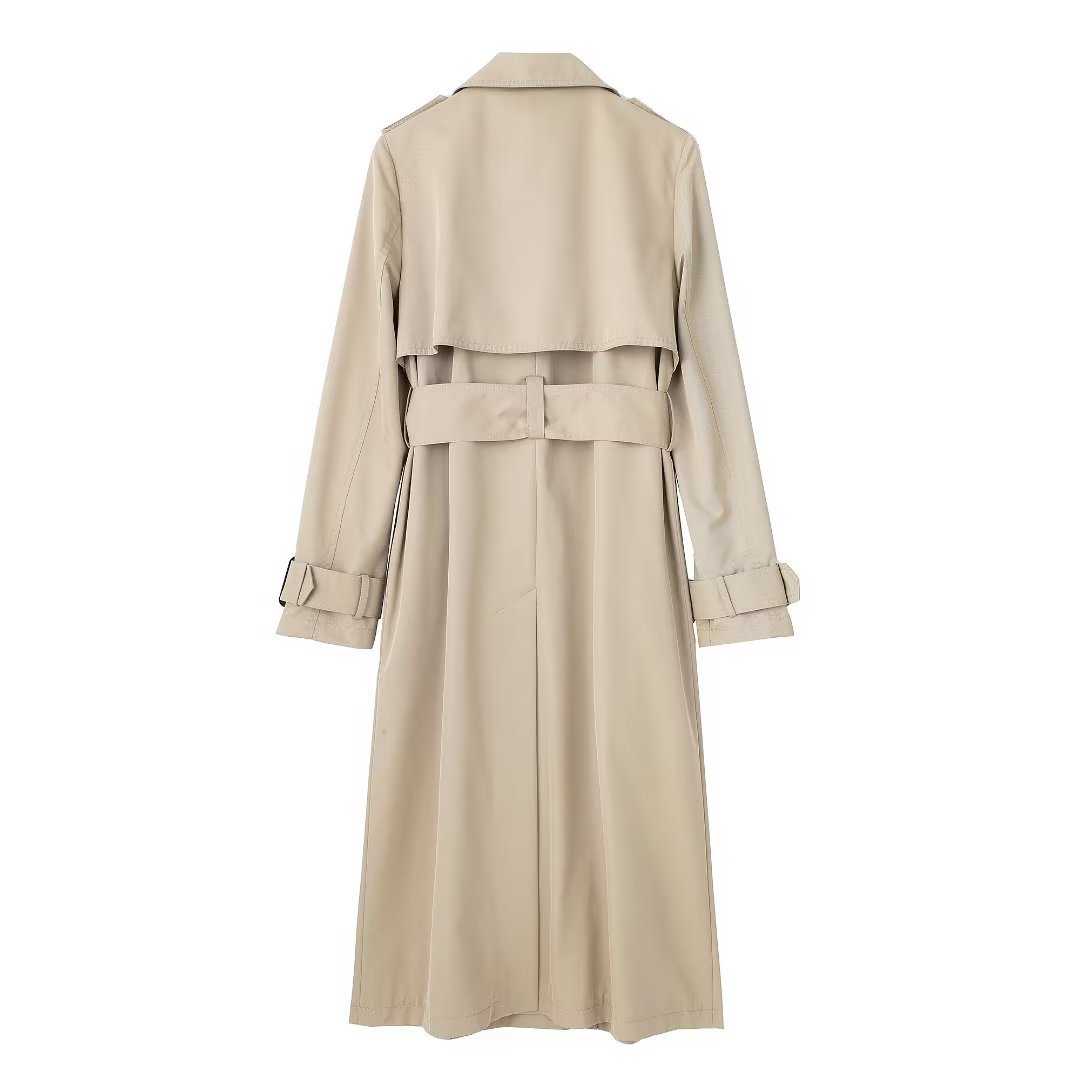 Double-Belt Trench Coat