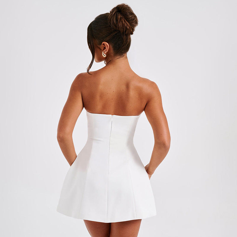 Backless Slim Tube Dress